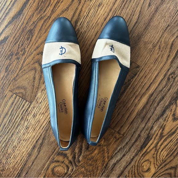 Calvin Klein Shoes - Vintage Calvin Klein Classics Cap Toe Ballet Flats Made in Spain Chanel Style